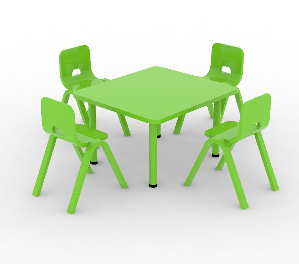 Plastic Square Table (Without Chairs)