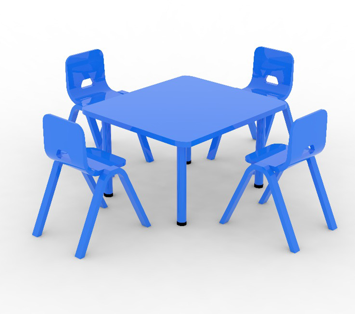Plastic Square Table (Without Chairs)