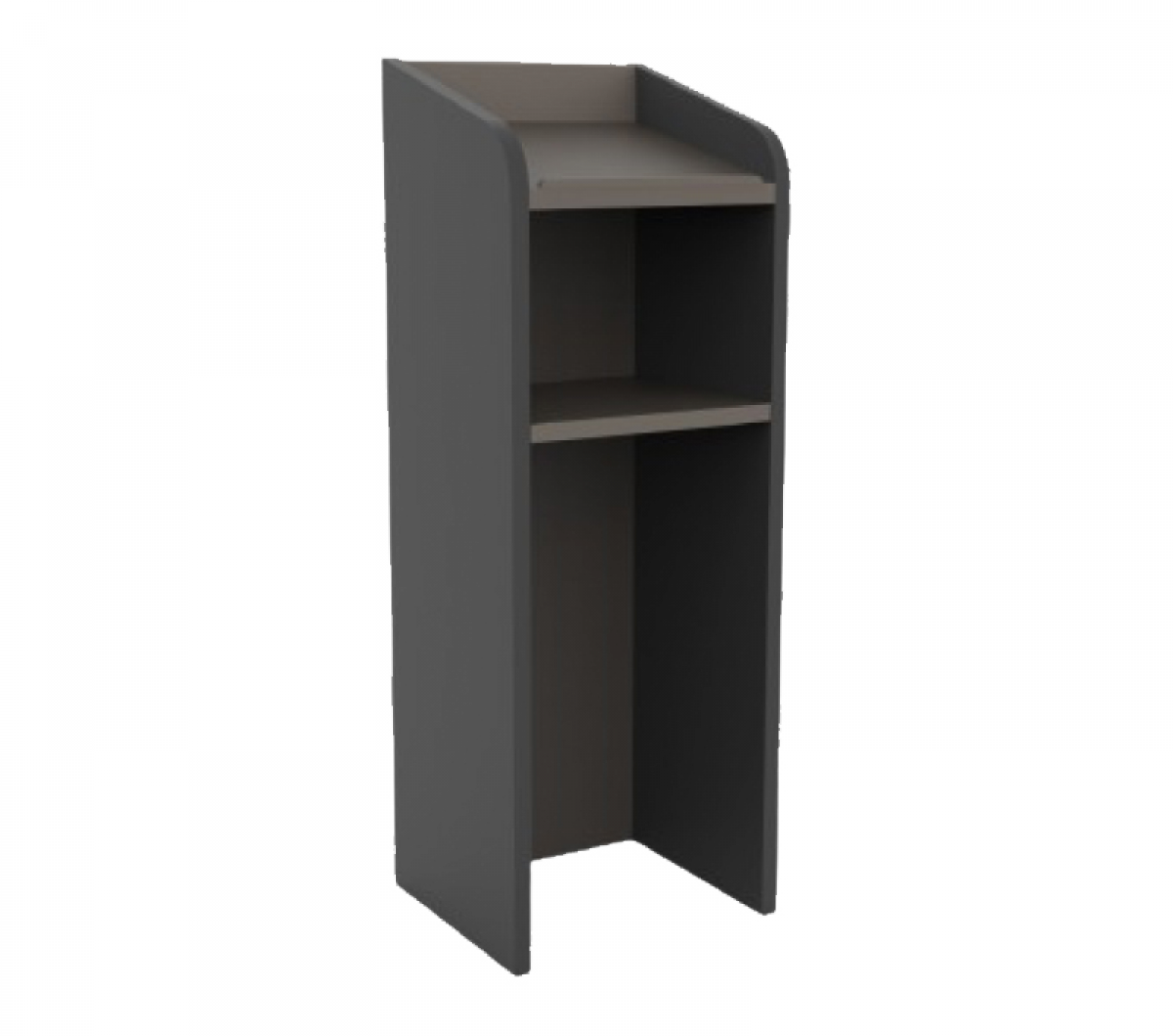 Podium with below storage