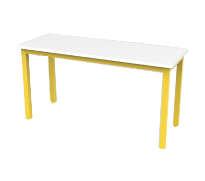 Table with MDF Laminated top and metal frame