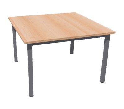 Wooden Square Cafetria Table