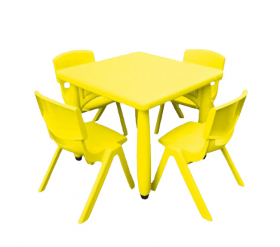 Plastic Square Table (Without Chair)